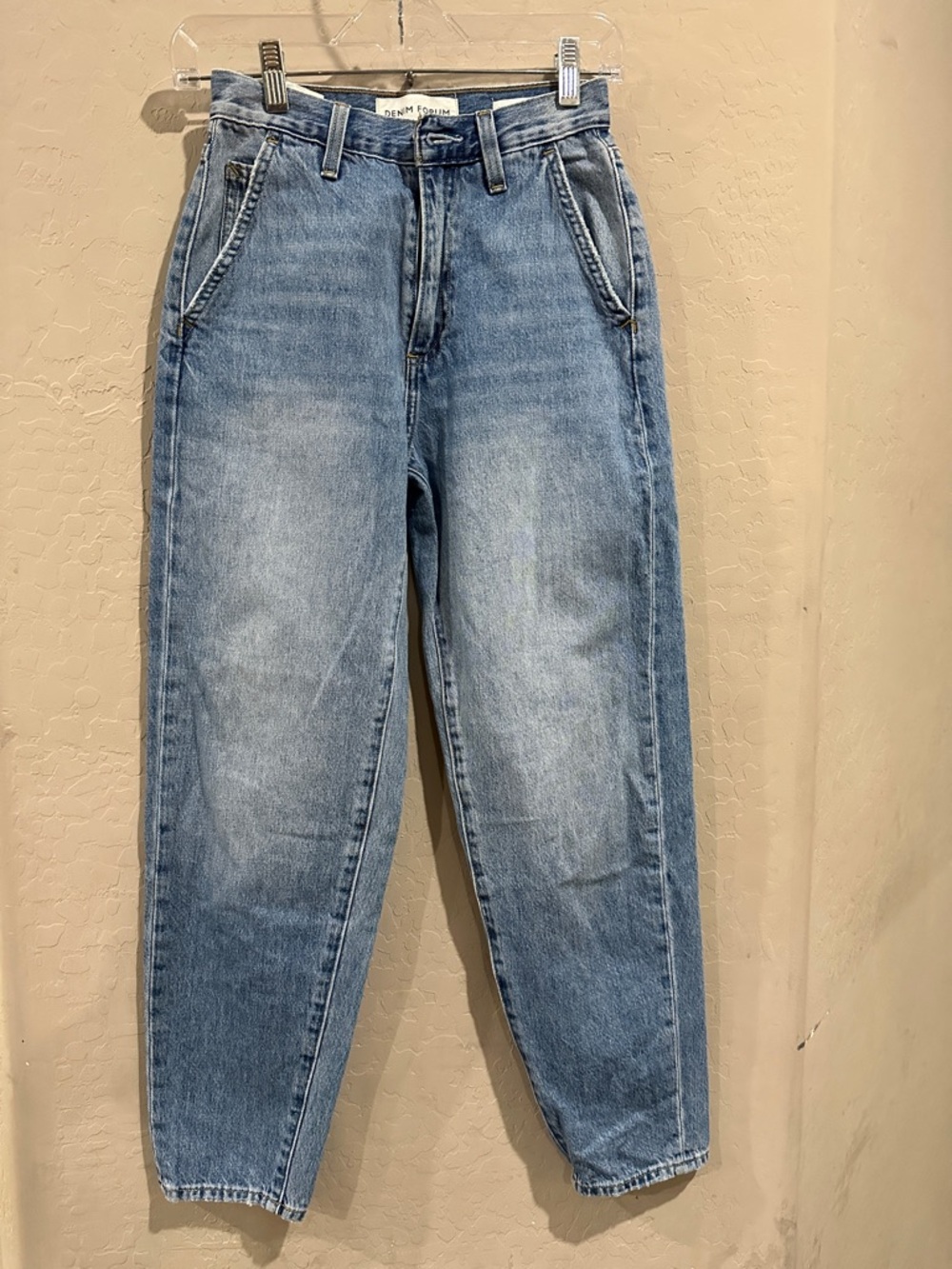 Denim Forum the C EST chic High-Rise  straight Jeans